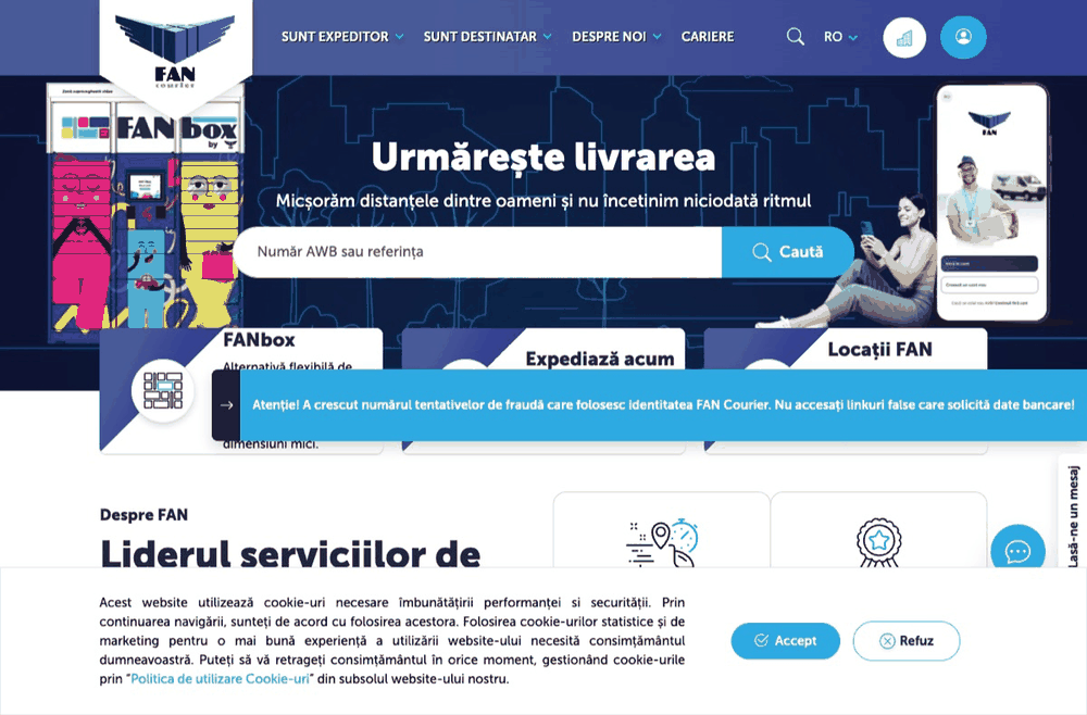 Accesează fancourier.ro