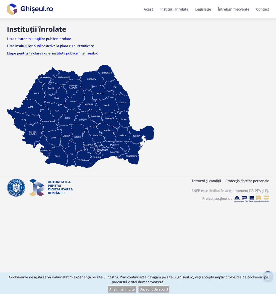 Caută instituția pe hartă