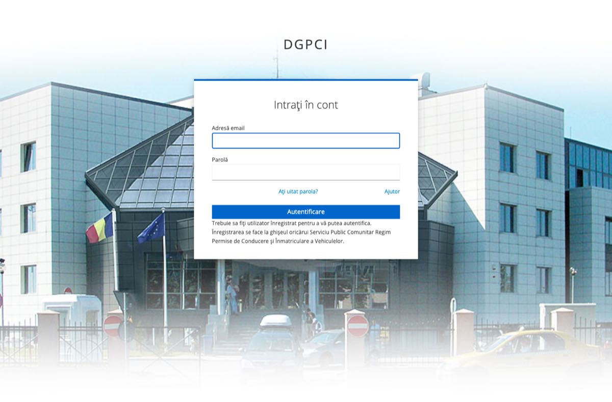 Pentru rezervare / istoric te autentifici cu ROL MAI