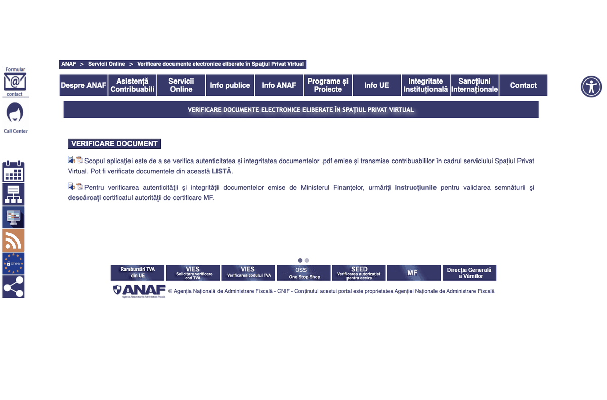 Verifică independent o recipisă (opțional)
